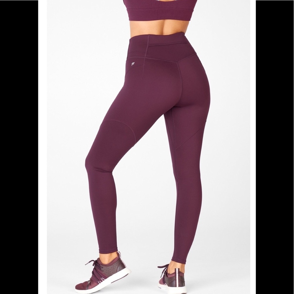 FABLETICS MARRON WINE COLOR JOGGING PANTS